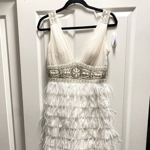 Sue Wong White Dress - Cocktail/Wedding Dr…